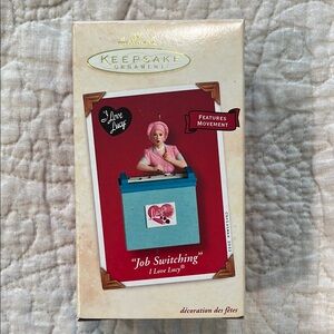 I Love Lucy Keepsake Hallmark Ornament